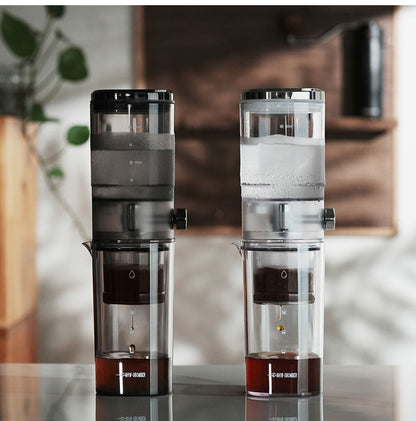 MHW-3BOMBER black and clear Fresh Ice brewers side by side