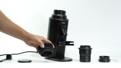 HiBREW G64 Plus black coffee grinder – fitting the bellows