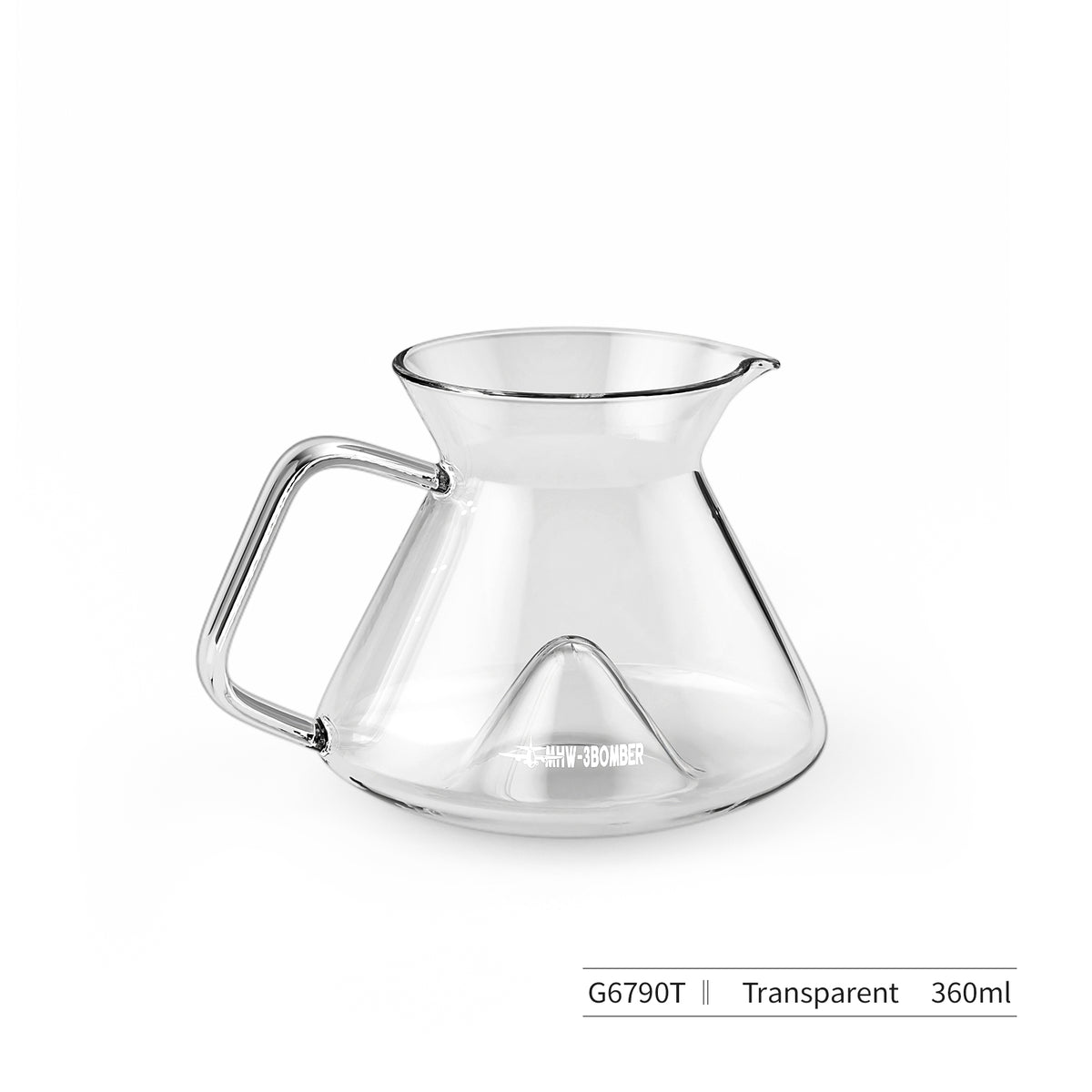 MHW-3BOMBER G6790T clear 360 ml Hill coffee server
