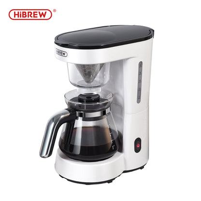HiBREW H12 White / EU: white drip machine with glass carafe