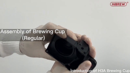 HiBREW H3A Silver EU — capsule brewing adapter assembly