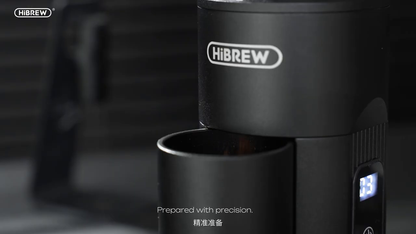 HiBREW H4C Max front temperature display and controls.