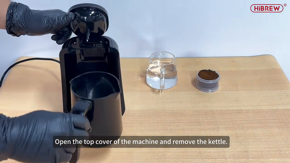 HiBREW H9 — complete Turkish coffee maker with removable pot