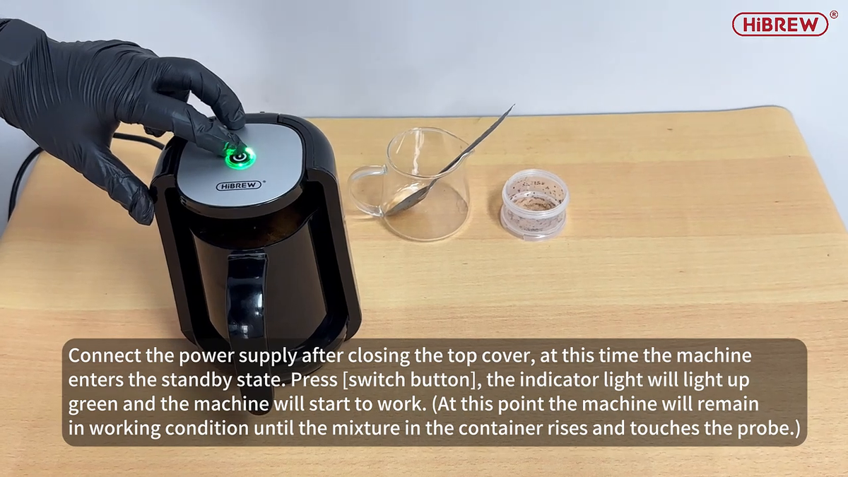 HiBREW H9 — illuminated top brewing control