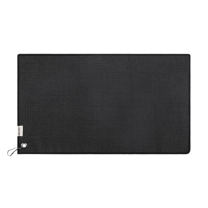 MHW-3BOMBER CT5306B black hangable towel, listed 30 by 50 cm