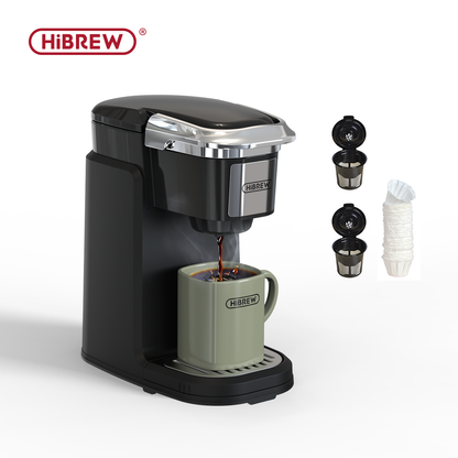 HiBREW 507 – black machine with filter baskets