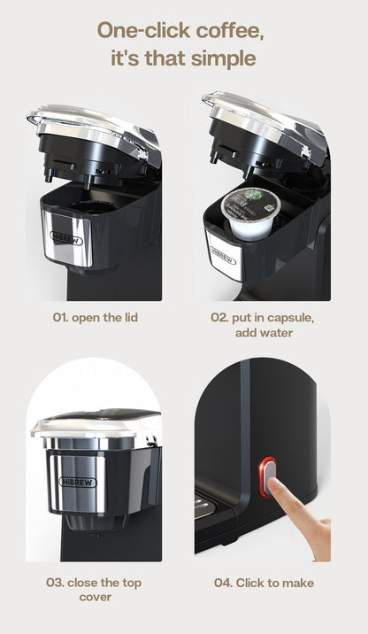 HiBREW 507 – opening loading and starting the machine