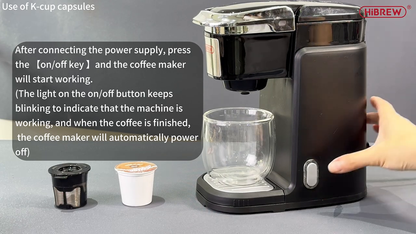HiBREW 507 front control and cup platform in use