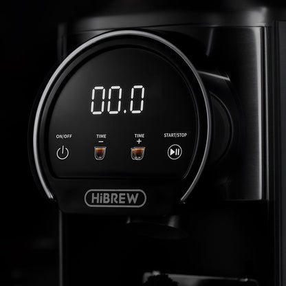 HiBREW G3 Plus round digital control display close-up