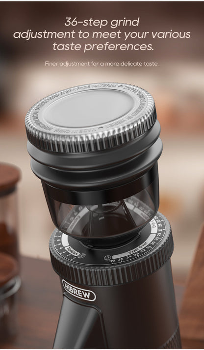 HiBREW G5 — G5 hopper and numbered adjustment ring