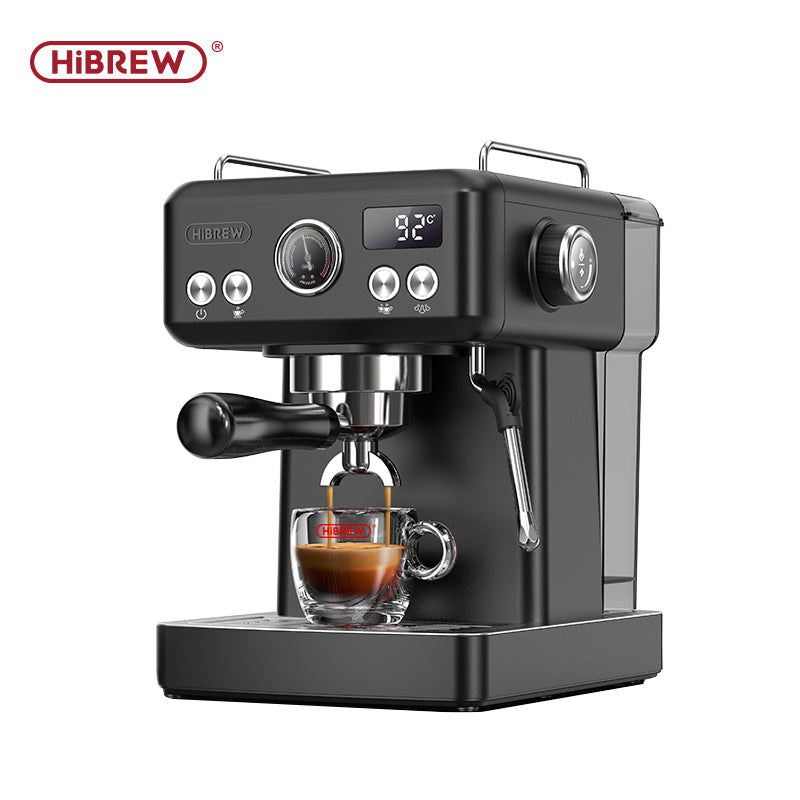 HiBREW H10A black espresso machine front view