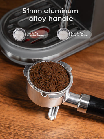 HiBREW H10B portafilter and coffee baskets