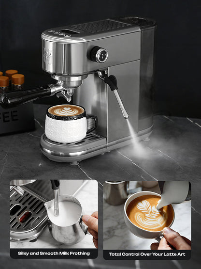 HiBREW H10B Lite milk frothing