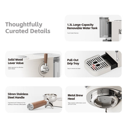 HiBREW H13 removable water tank and drip tray