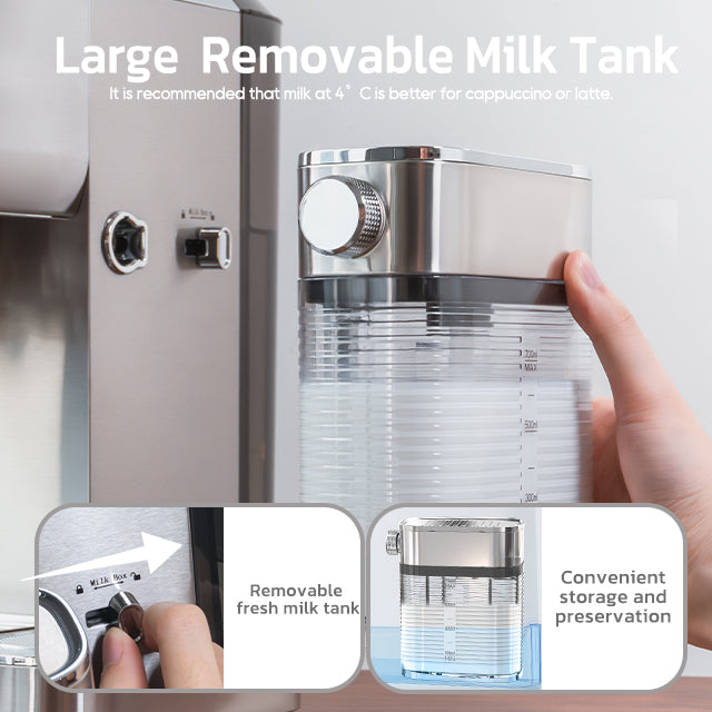 HiBREW H13A removable milk container