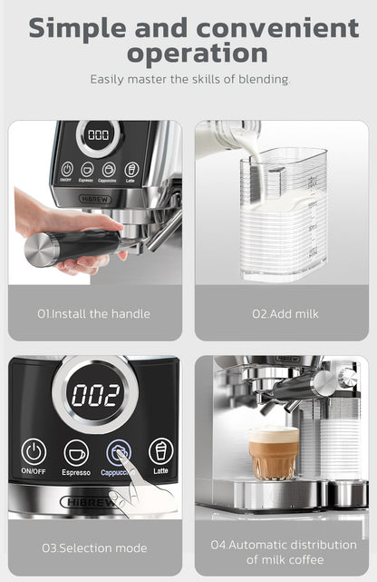 HiBREW H13A operating controls