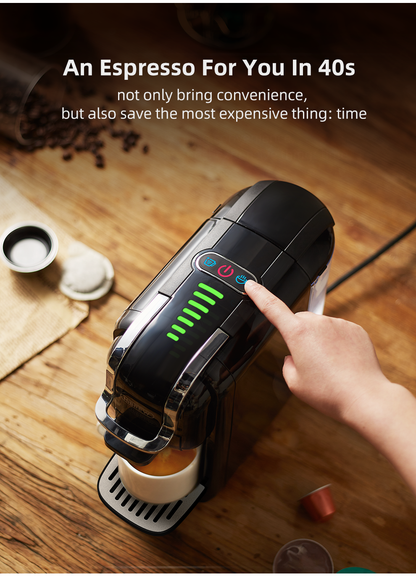 HiBREW H2B – brew buttons in use