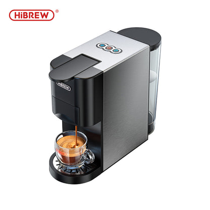 HiBREW H3A – silver single machine brewing coffee