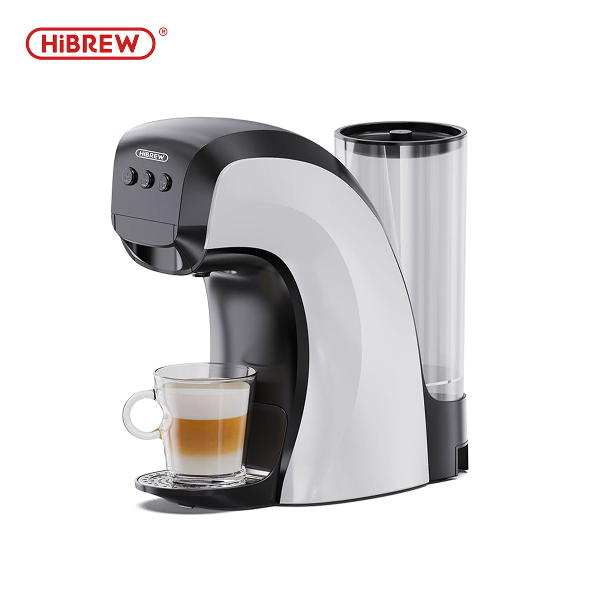 HiBREW H3B – machine with espresso glass