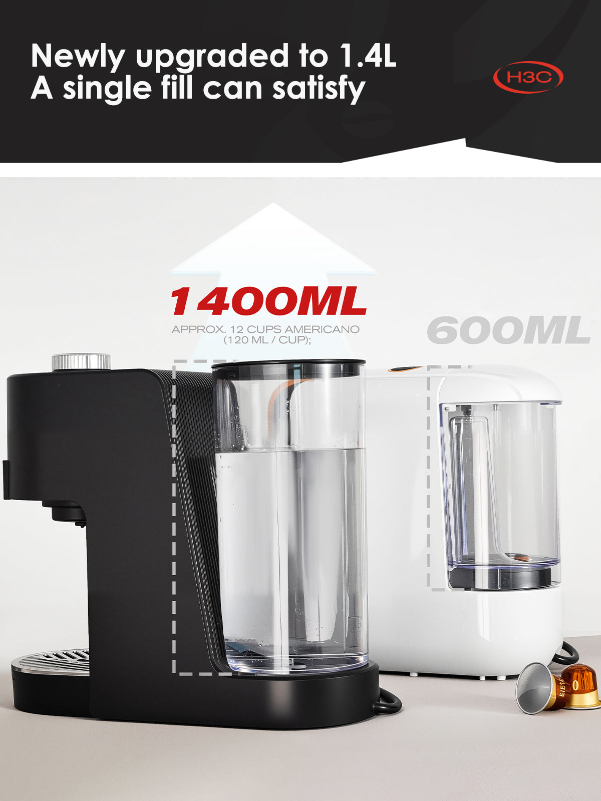 HiBREW H3C – rear water tank