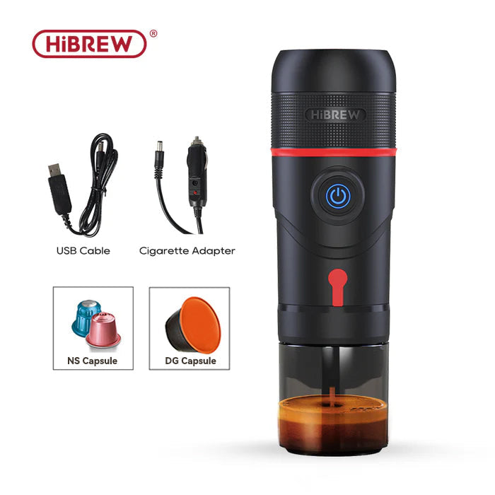 HiBREW H4 powered portable coffee maker and power-accessory reference
