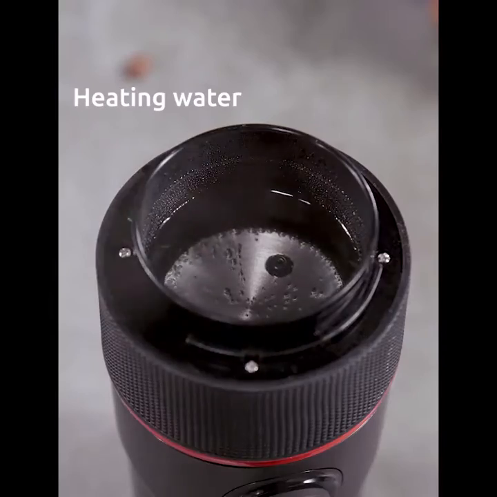 HiBREW H4 water chamber during heating