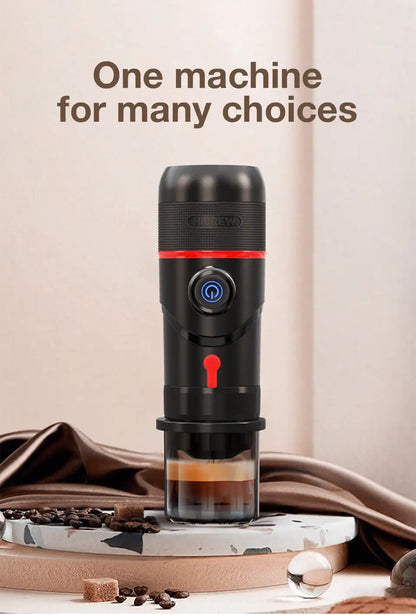 HiBREW H4 portable coffee-use scene
