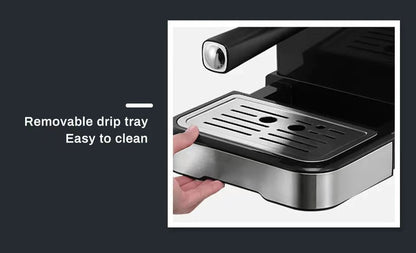 HiBREW H5 removable drip tray close-up