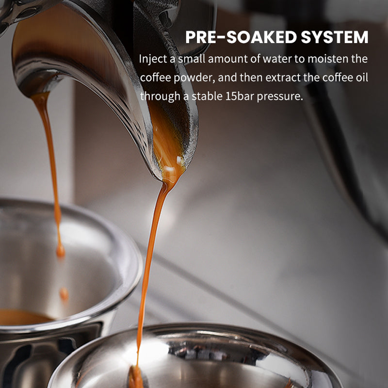 HiBREW H7 espresso extraction