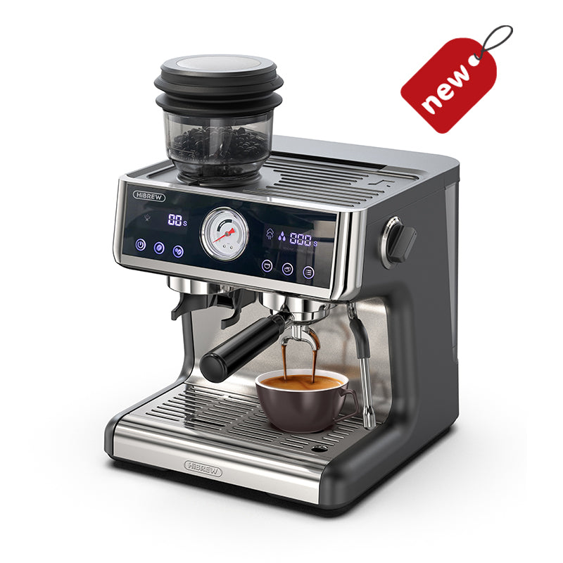 HiBREW H7A Premium espresso machine with grinder