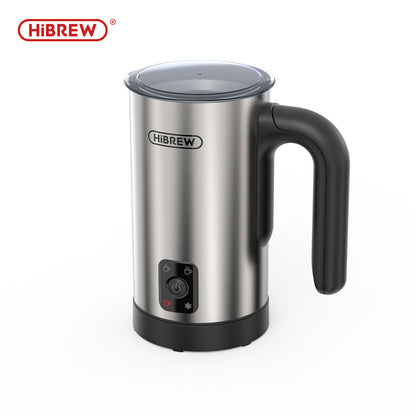 HiBREW M3A silver milk frother with handle