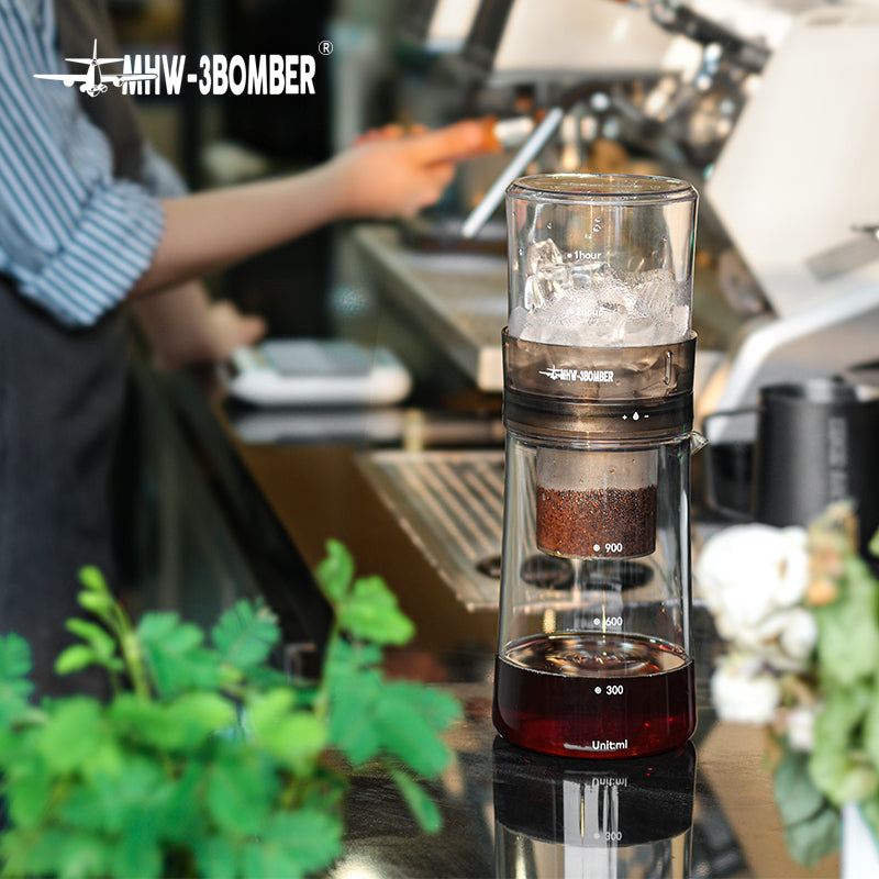 MHW-3BOMBER ID5900 complete brewer in a coffee-bar scene; other equipment and scene props are not included