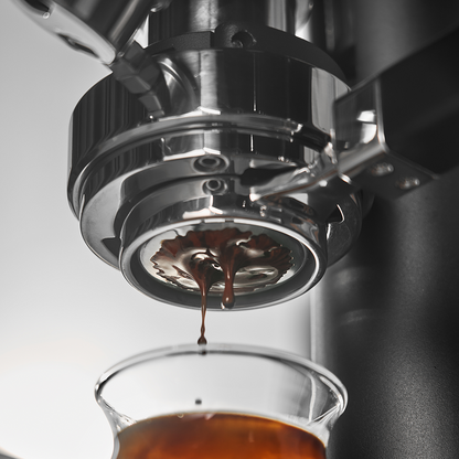 IKAPE CUBOID E61 58mm portafilter exact-model photograph 4; other equipment is not included
