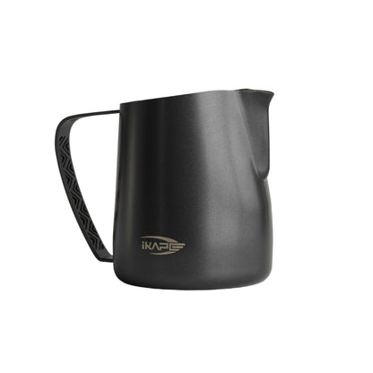 Black IKAPE hollow-handle milk pitcher