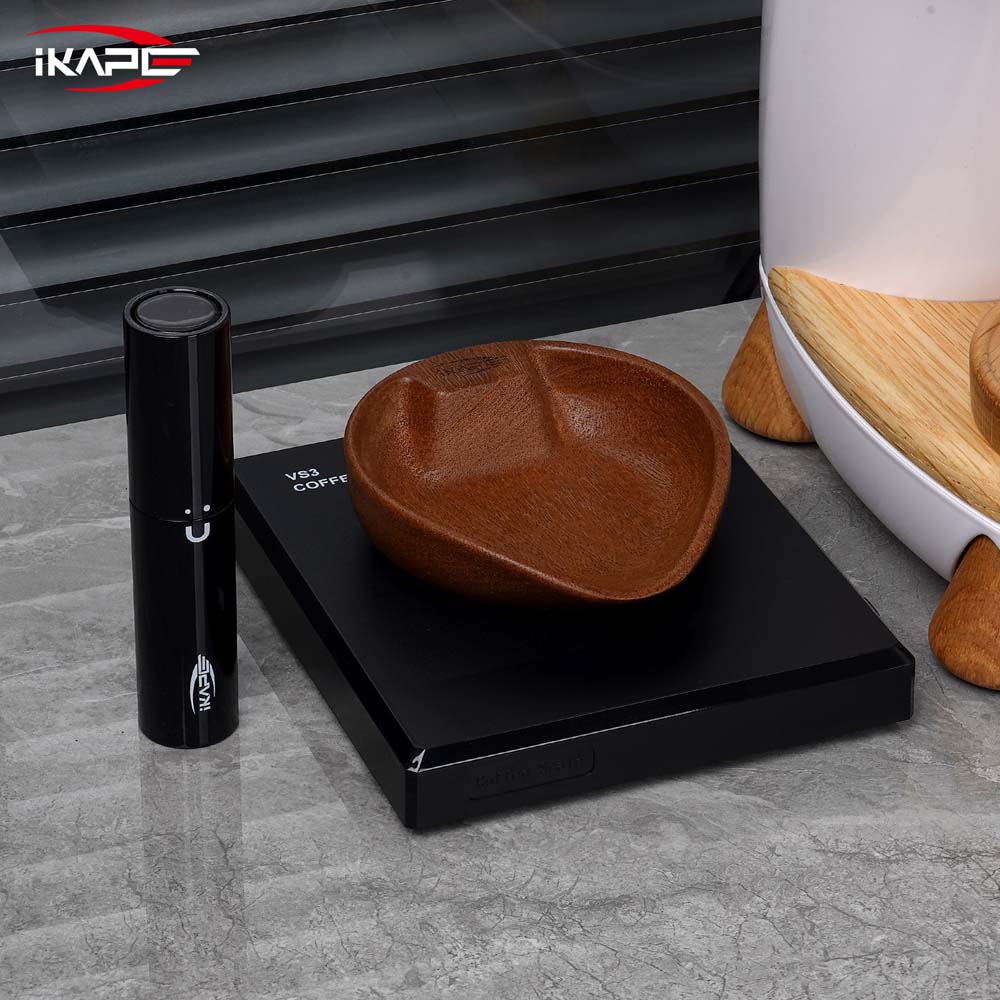 IKAPE walnut bean bowl and black RDT spray bottle set, manufacturer photograph 4