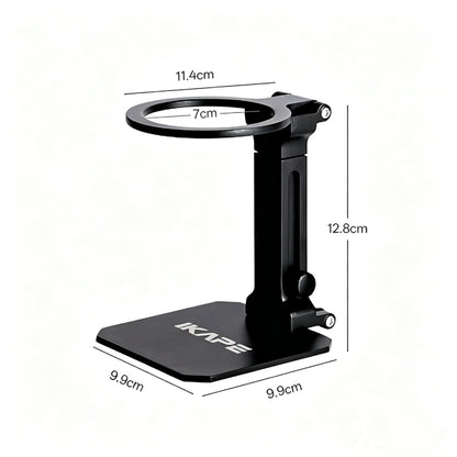 IKAPE folding stand dimension diagram