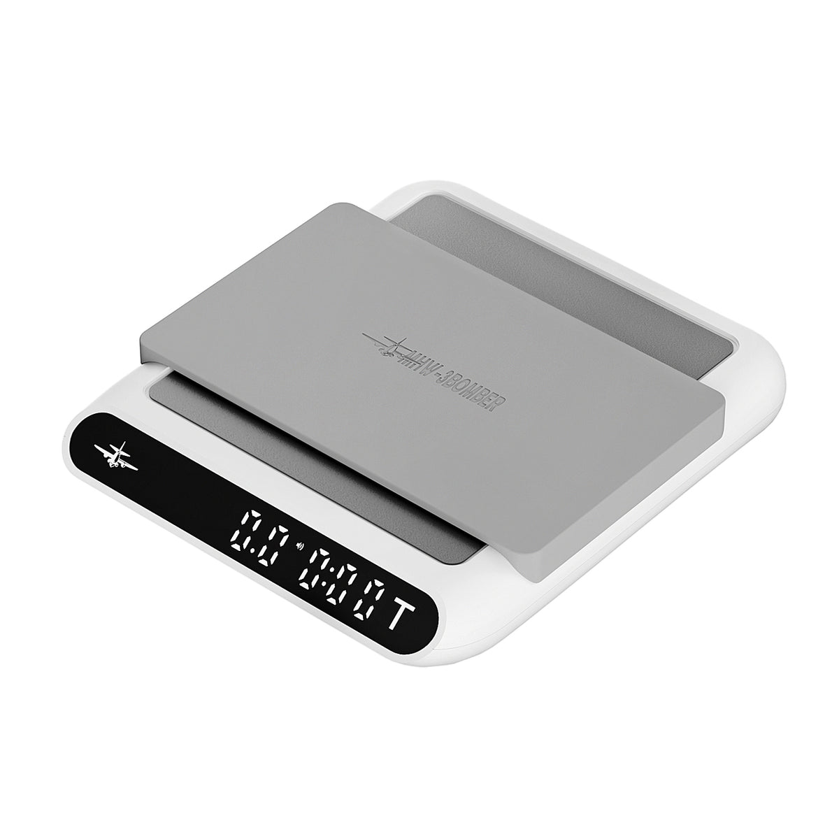 MHW-3BOMBER ES5485W white Formula coffee scale — original Formula product view