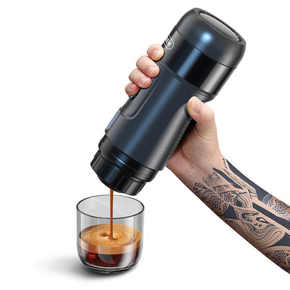 HiBREW H4A — Black brewer held over a coffee cup