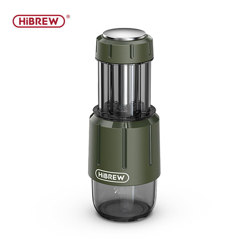 Green HiBREW H4D manual portable espresso brewer