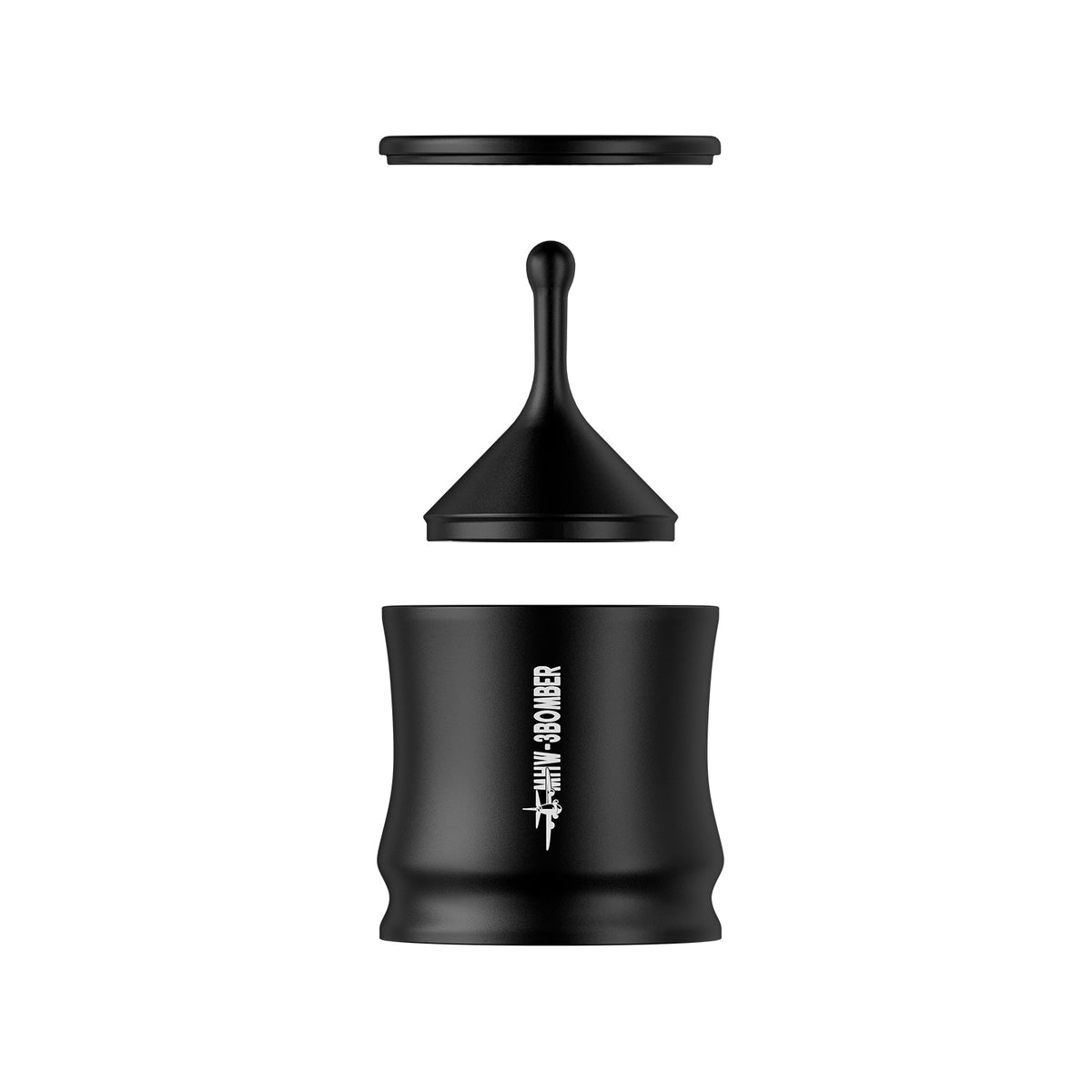 MHW-3BOMBER DR6936 black Radiance dosing tool, components separated