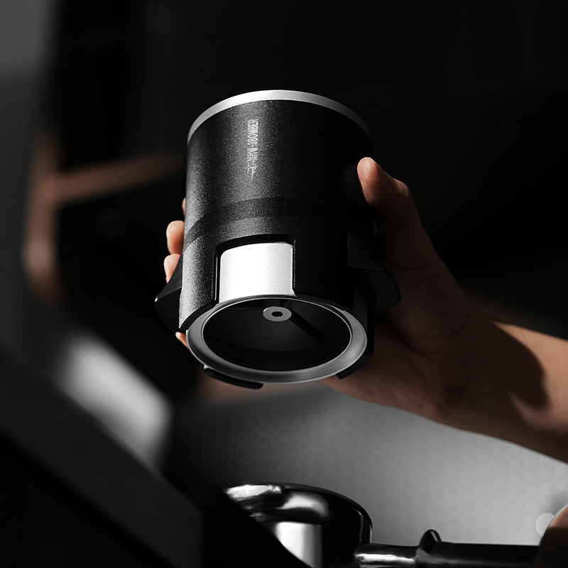MHW-3BOMBER SE Pro black shaker underside held for inspection