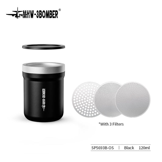 MHW-3BOMBER SP5693B black Shark powder shaker and displayed filter inserts