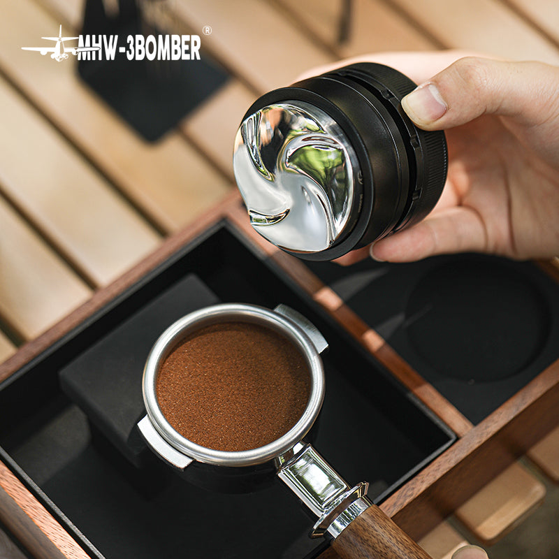 MHW-3BOMBER T6096 distributor underside and leveled coffee bed