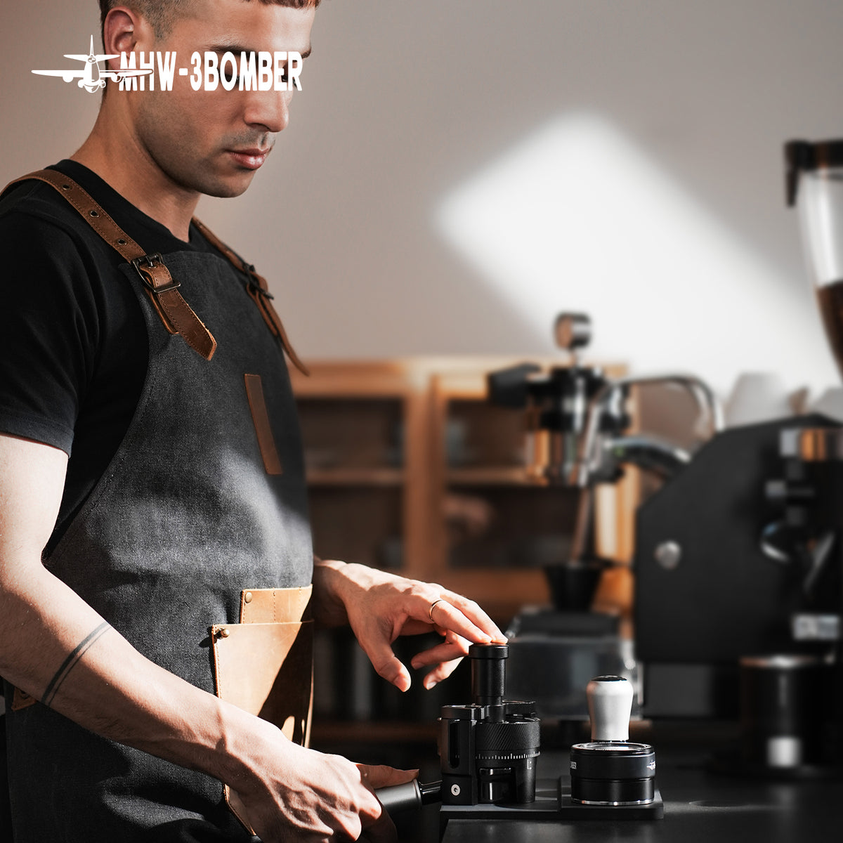 MHW-3BOMBER barista using the T5579 black SE Pro WDT tool